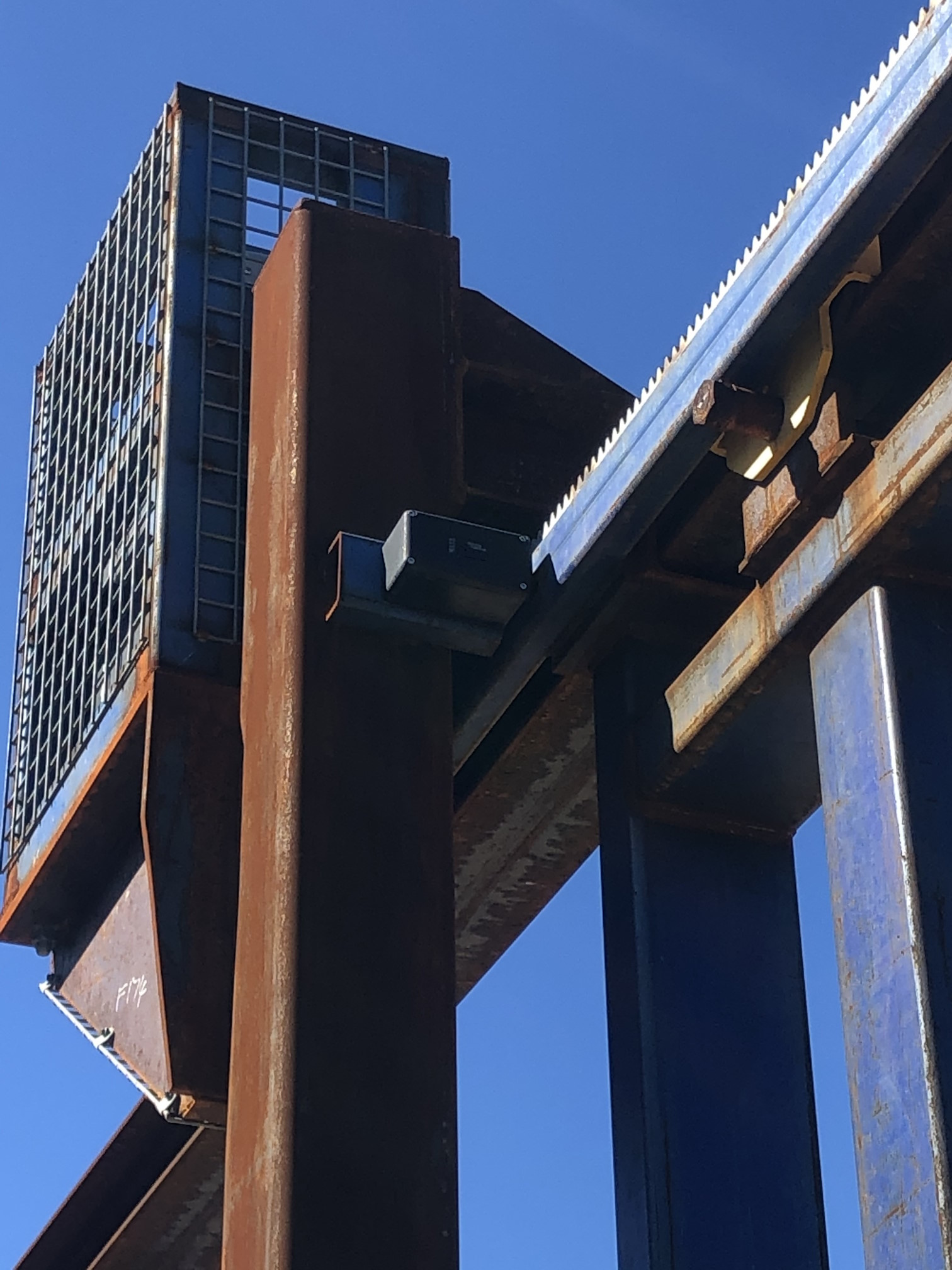 Elephant enclose gates to control access in an extremely harsh environment